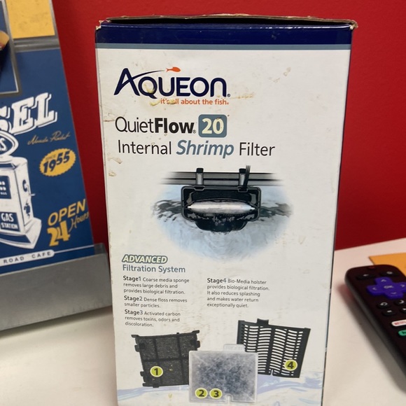 Aqueon QuietFlow 20 Internal Shrimp Filter - Picture 4 of 4